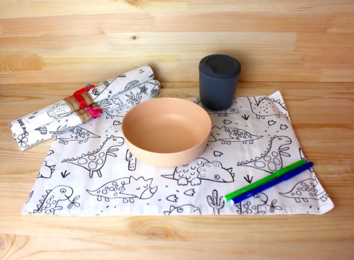 set de table à colorier